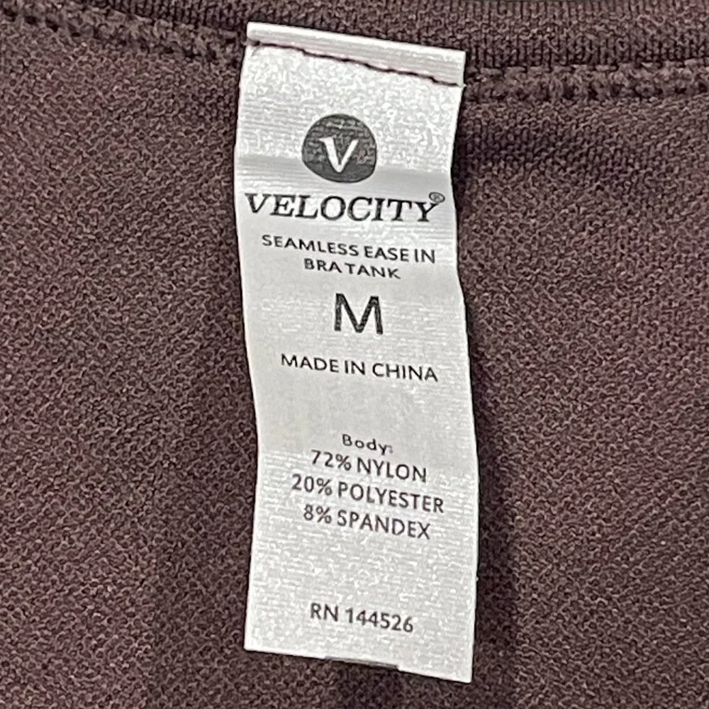 NWT Brown Sports Bra Tank Size Medium